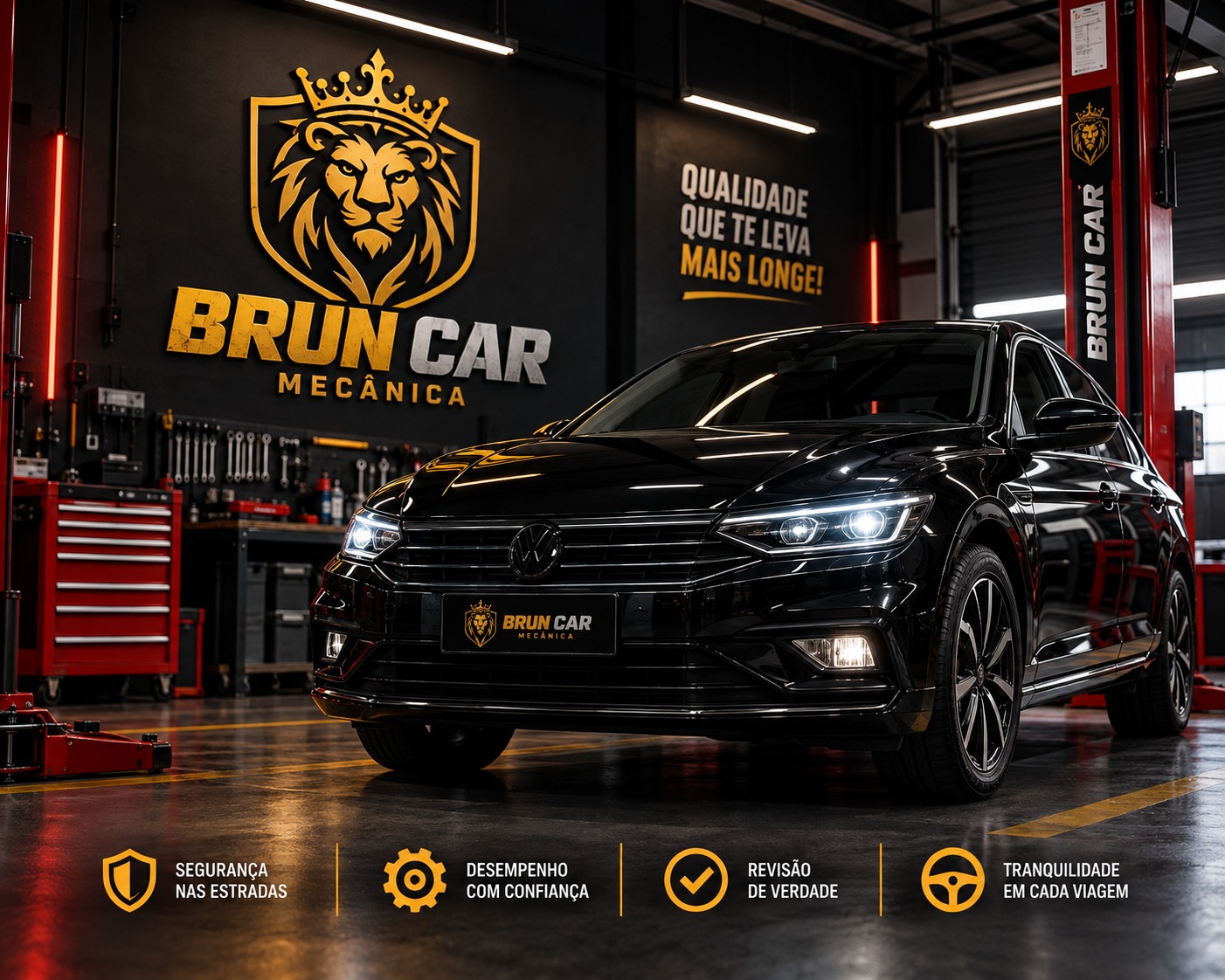 Segurança e confiança Brun Car